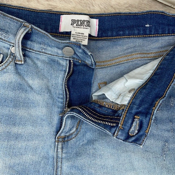 PINK•DENIM•SHORTS - Picture 5 of 7